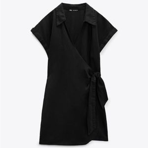 Zara Linen Jumpsuit - New - Black